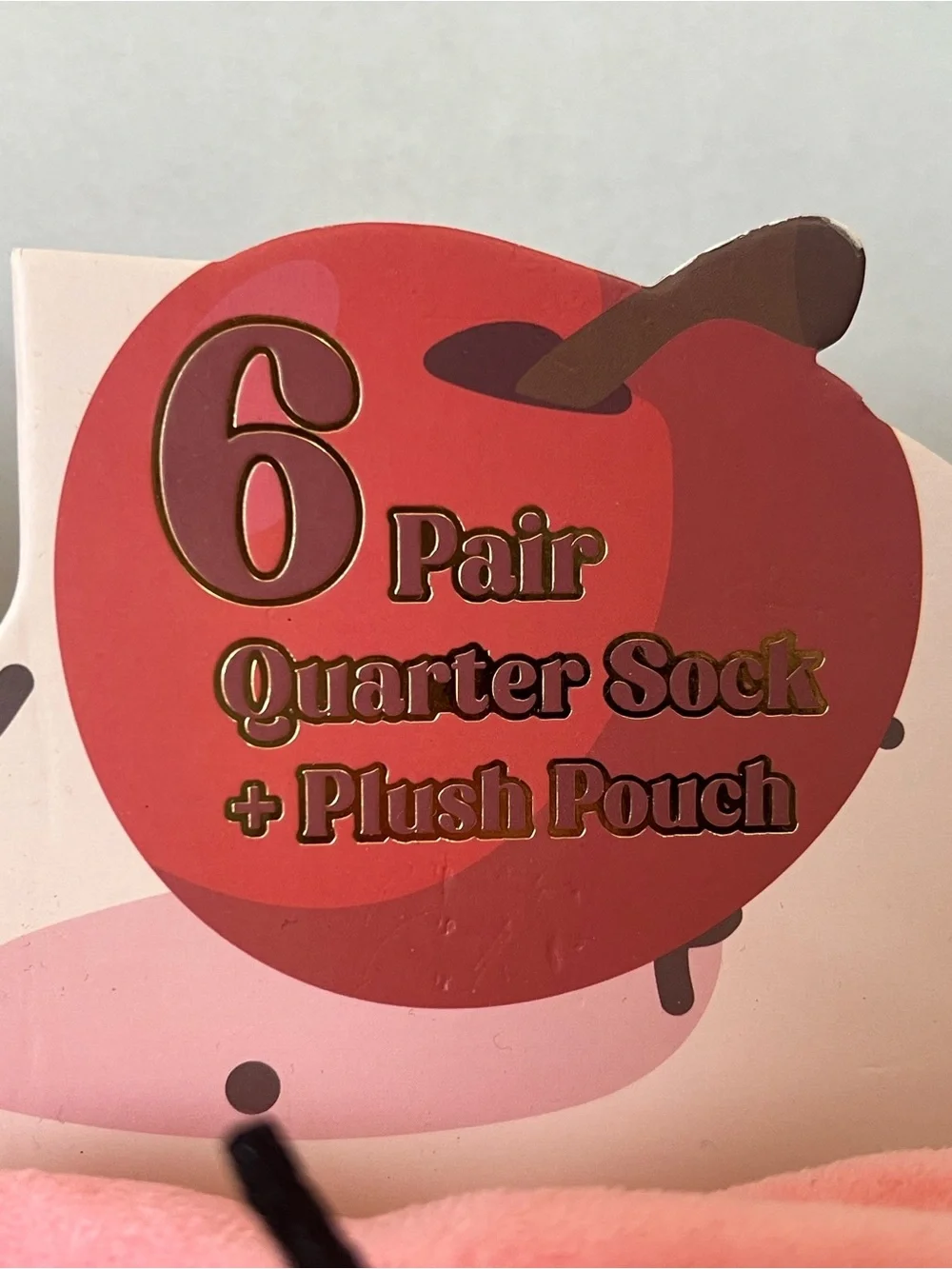 NWT Moon Cake Cherry Plush Pouch & Socks